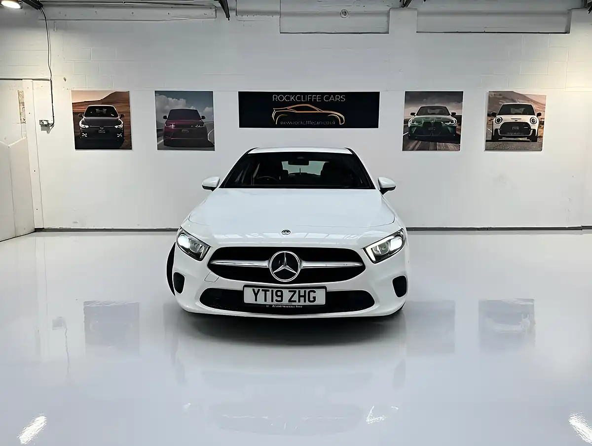 Used 2019 Mercedes-Benz a-Class Sport (executive) White - Interior and Exterior details 20