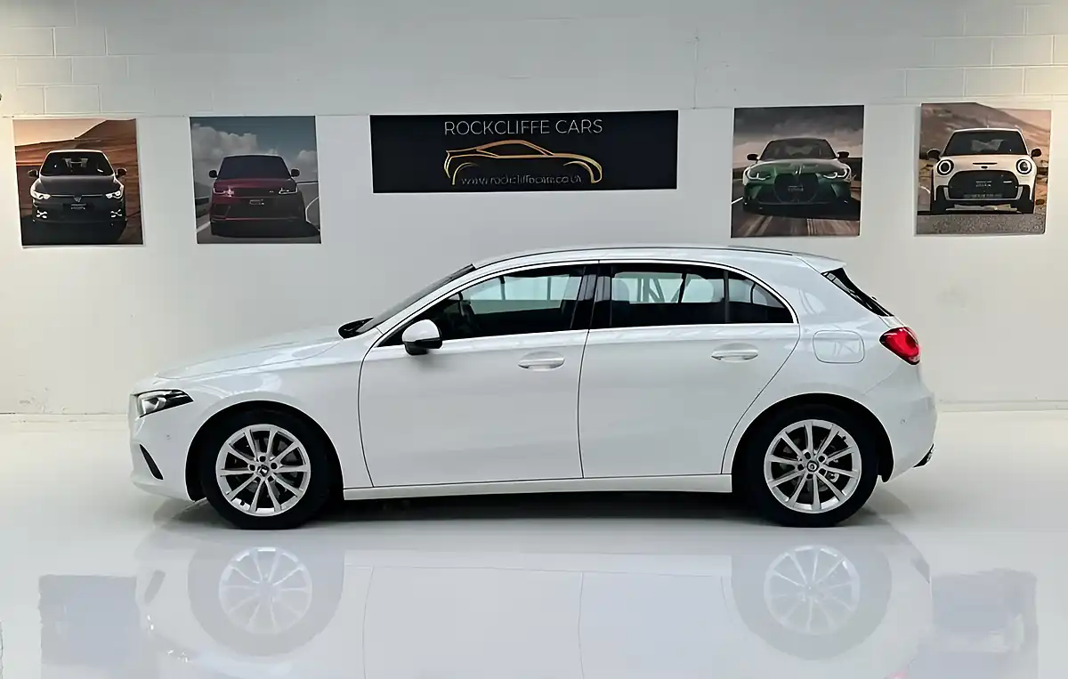 Used 2019 Mercedes-Benz a-Class Sport (executive) White - Interior and Exterior details 3