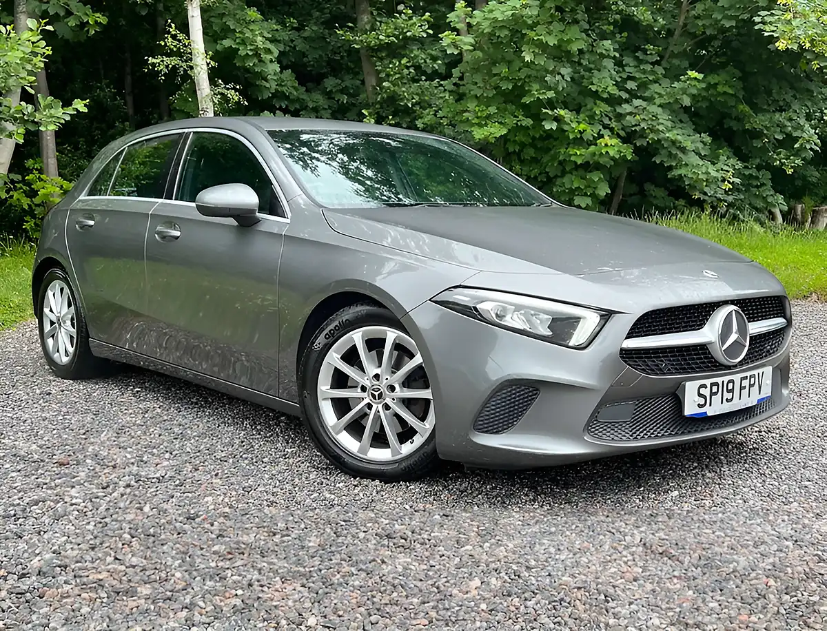 Used 2019 Mercedes-Benz a Class Sport Grey - Front View