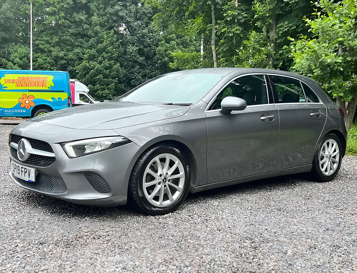 Used 2019 Mercedes-Benz a Class Sport Grey - Interior and Exterior details 7