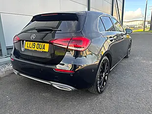 Used 2019 Mercedes-Benz a Class Sport (premium) Black - Interior and Exterior details 10