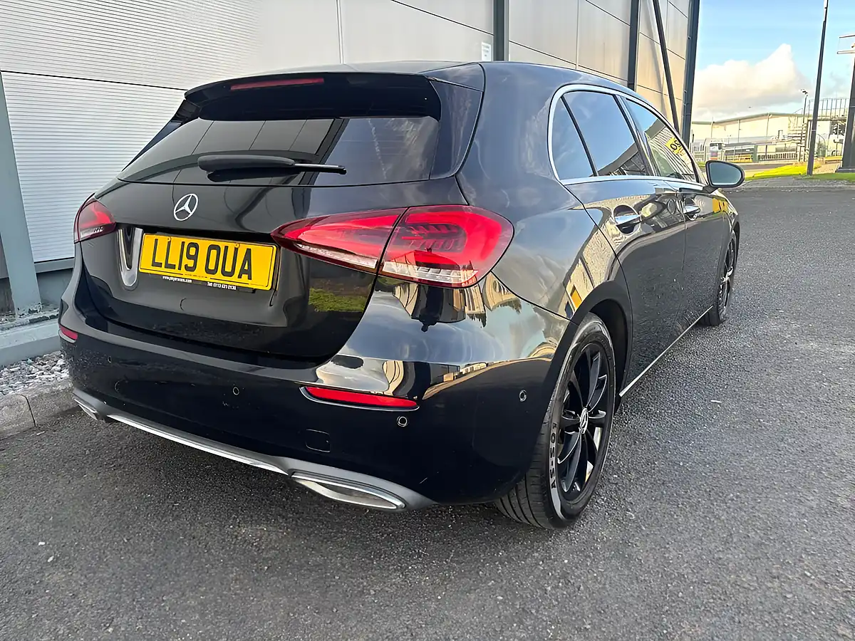 Used 2019 Mercedes-Benz a Class Sport (premium) Black - Interior and Exterior details 10