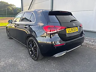 Used 2019 Mercedes-Benz a Class Sport (premium) Black - Interior and Exterior details 11