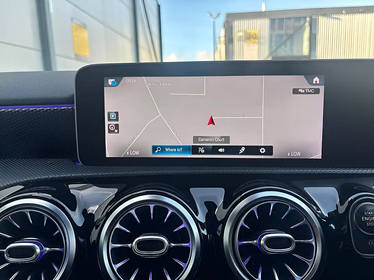 Used 2019 Mercedes-Benz a Class Sport (premium) Black - Interior and Exterior details 12