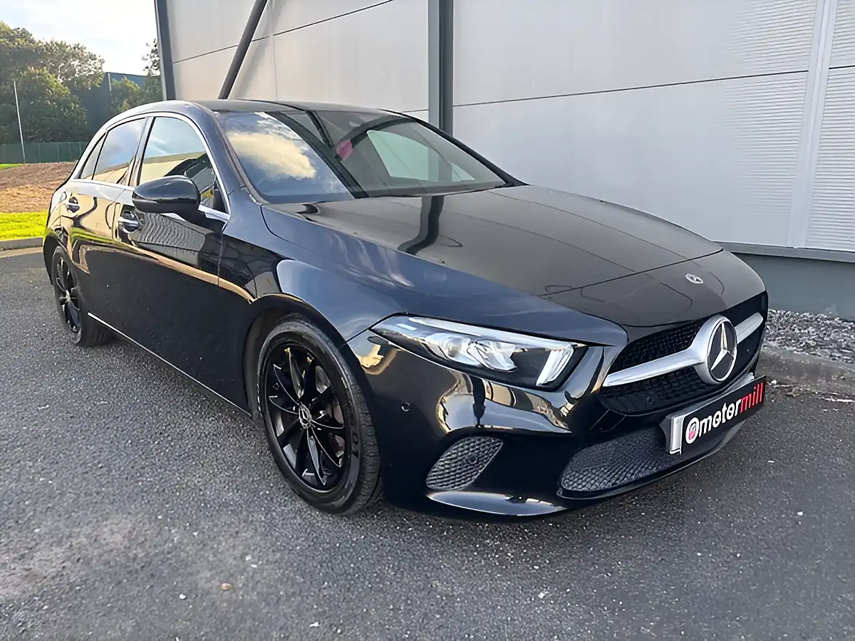 Used 2019 Mercedes-Benz a Class Sport (premium) Black - Interior and Exterior details 2