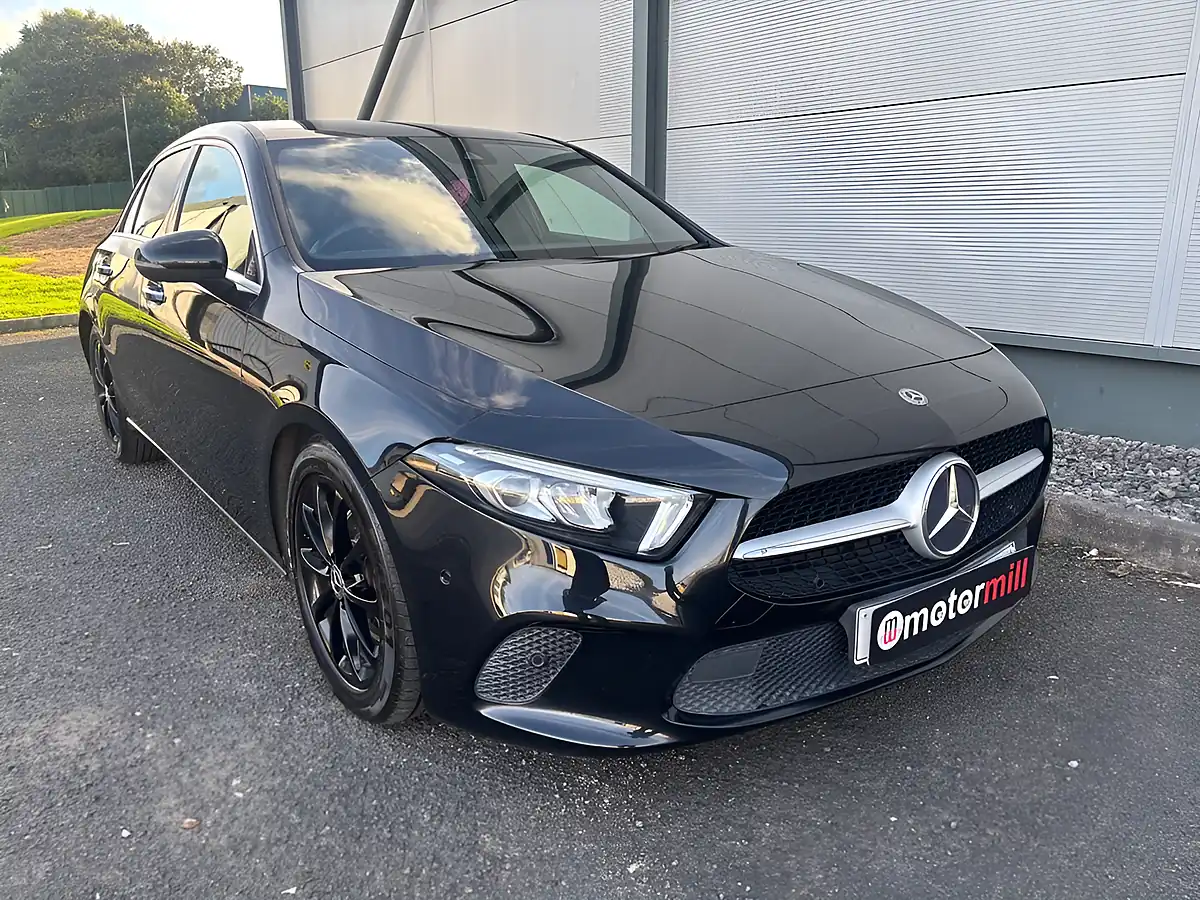 Used 2019 Mercedes-Benz a Class Sport (premium) Black - Interior and Exterior details 3