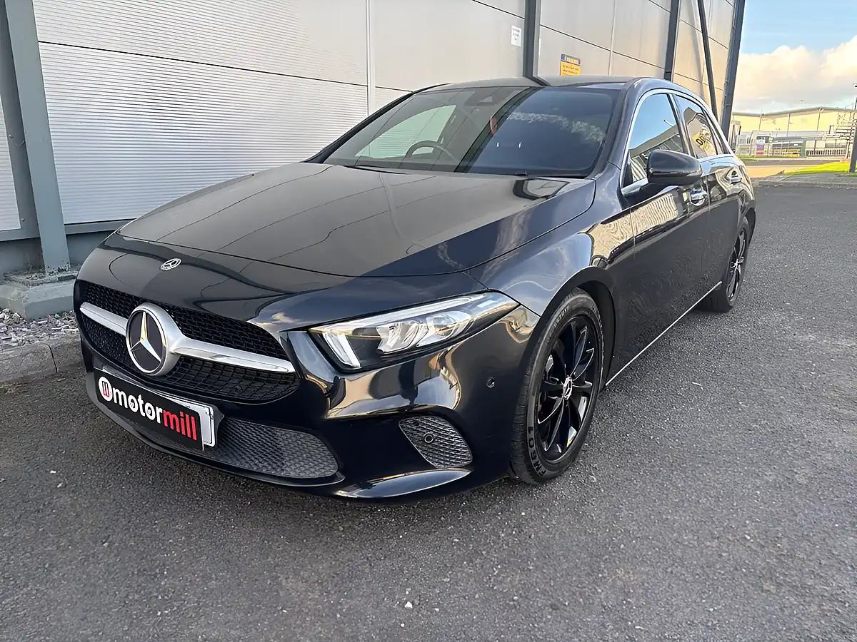 Used 2019 Mercedes-Benz a Class Sport (premium) Black - Interior and Exterior details 4