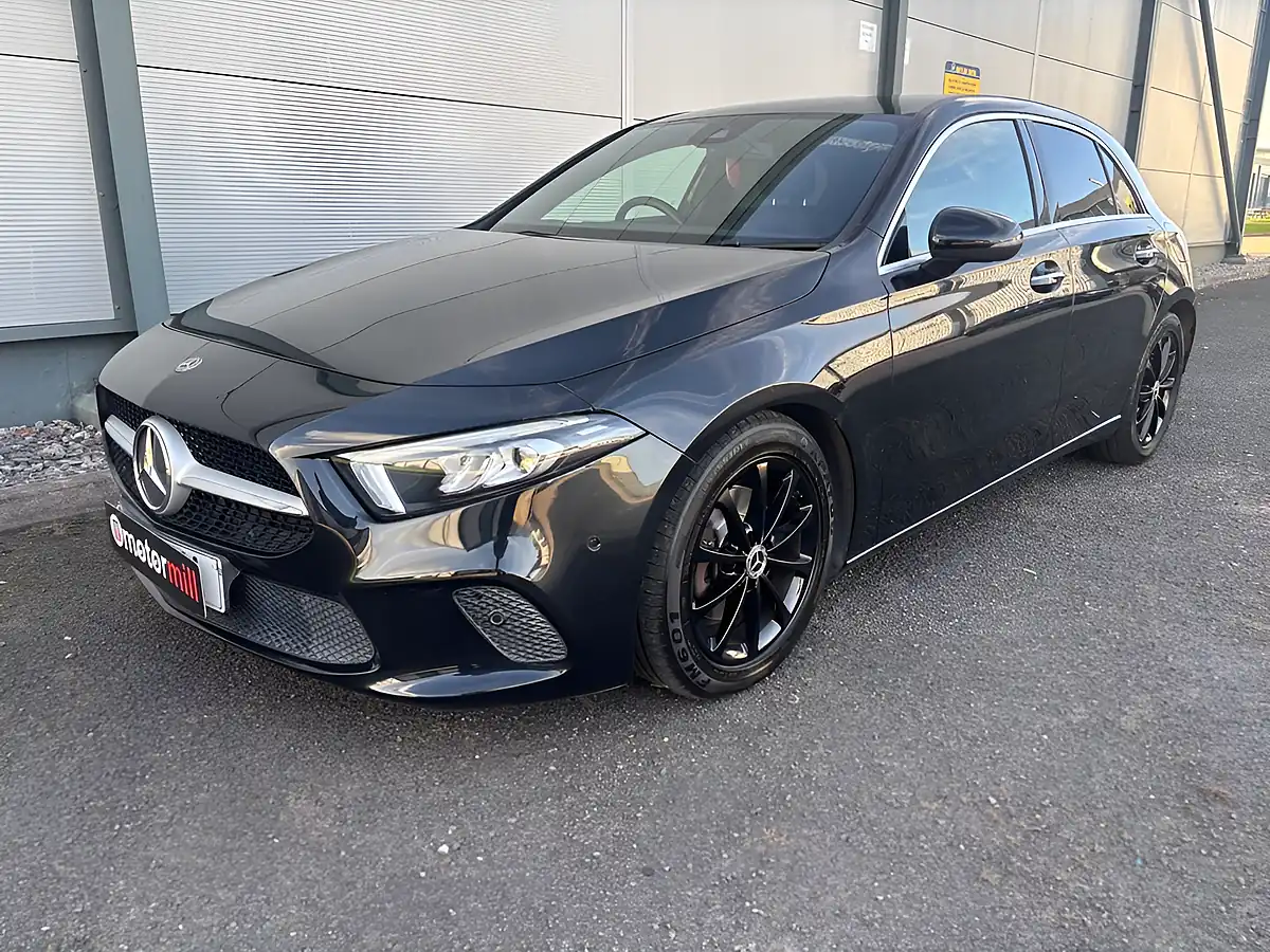 Used 2019 Mercedes-Benz a Class Sport (premium) Black - Interior and Exterior details 5