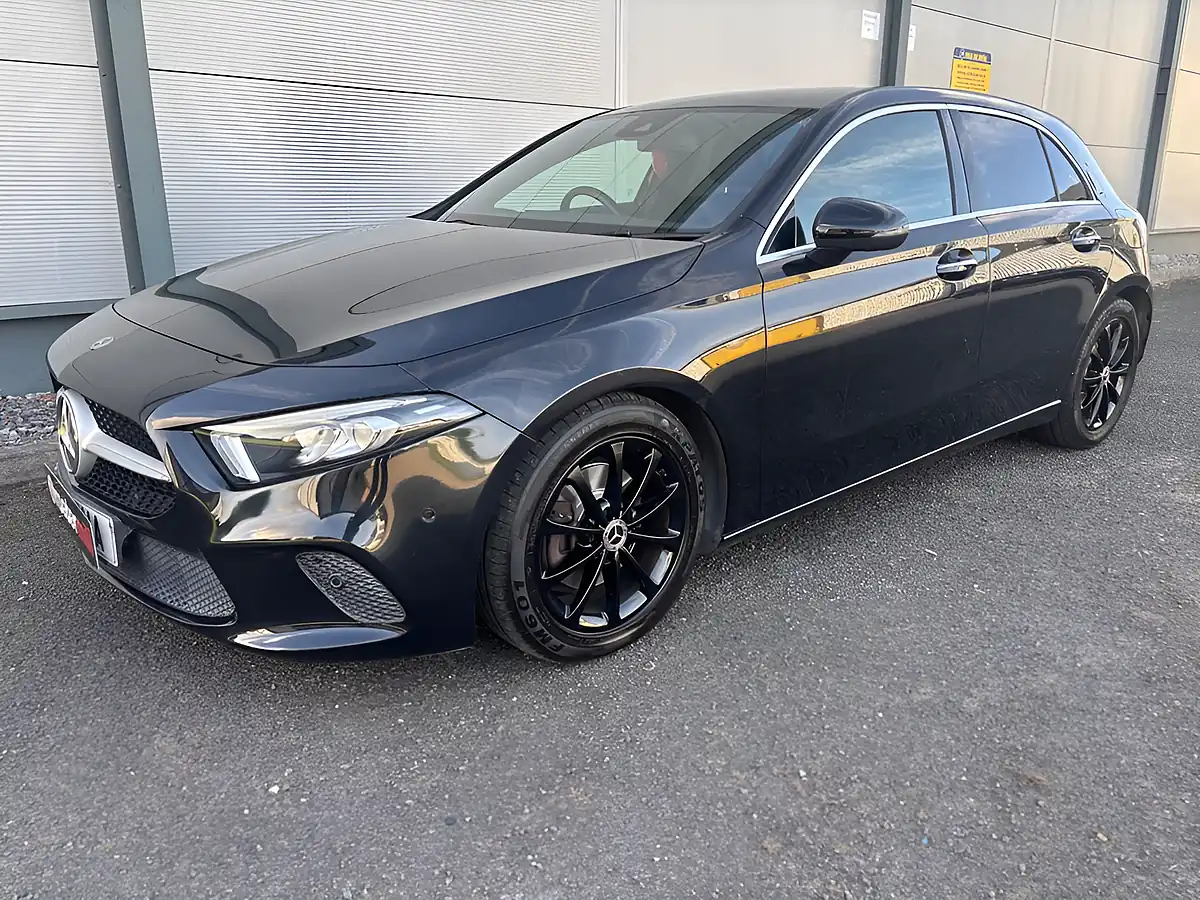 Used 2019 Mercedes-Benz a Class Sport (premium) Black - Interior and Exterior details 6