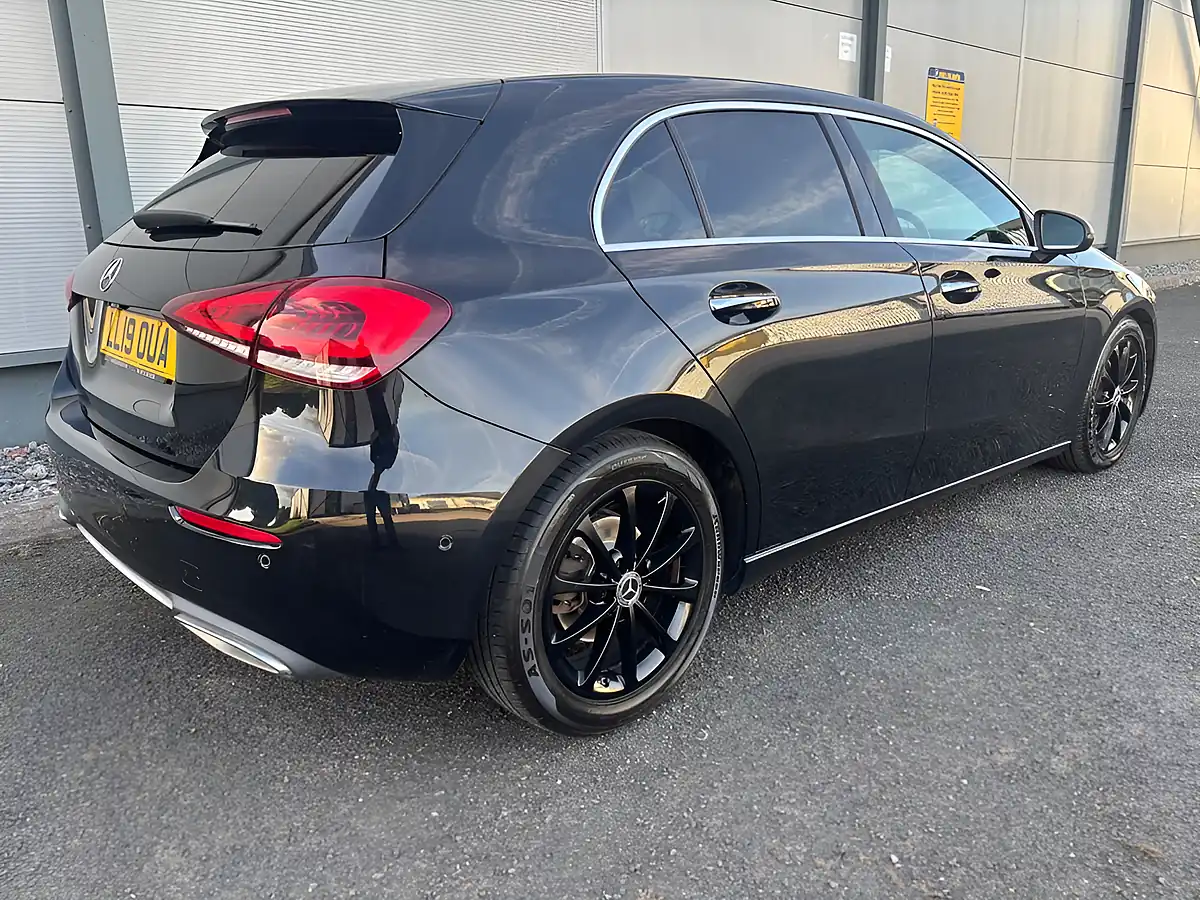 Used 2019 Mercedes-Benz a Class Sport (premium) Black - Interior and Exterior details 9