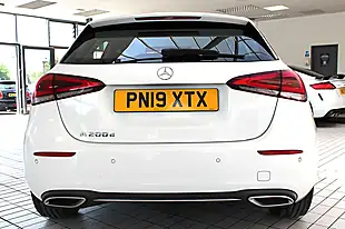 Used 2019 Mercedes-Benz a-Class Sport (premium) Polar White - Interior and Exterior details 14