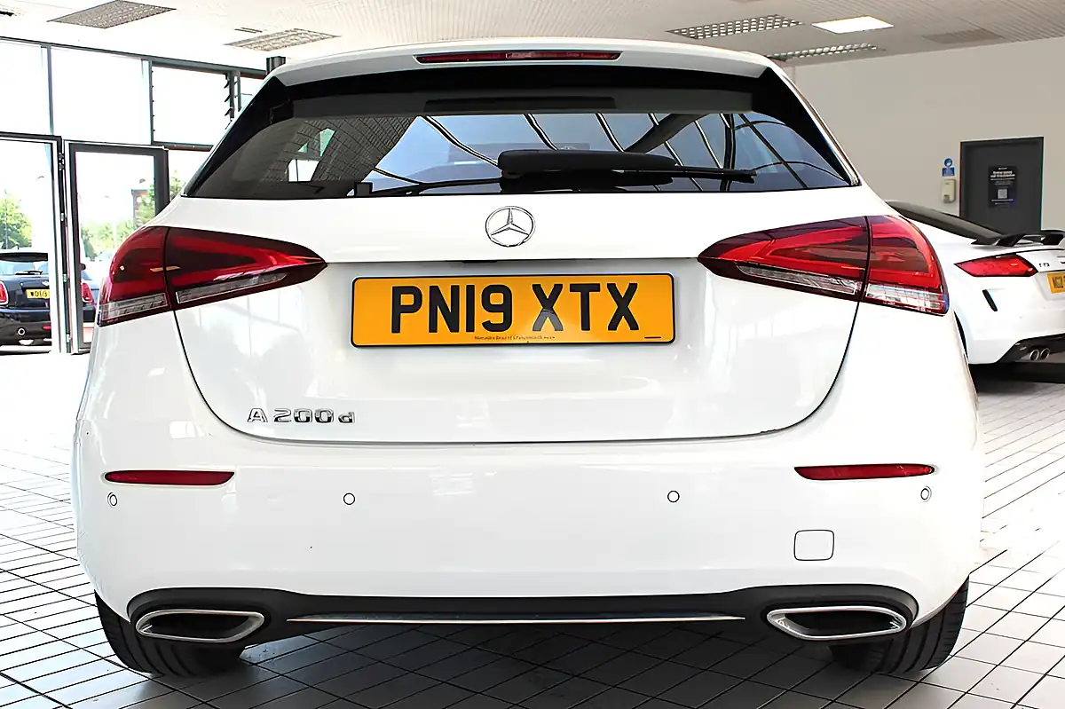 Used 2019 Mercedes-Benz a-Class Sport (premium) Polar White - Interior and Exterior details 14