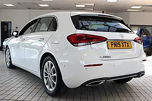Used 2019 Mercedes-Benz a-Class Sport (premium) Polar White - Interior and Exterior details 17