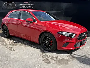 Used 2019 Mercedes-Benz a Class Sport Red - Interior and Exterior details 6