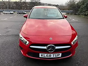 Used 2019 Mercedes-Benz a Class Sport Red - Interior and Exterior details 11