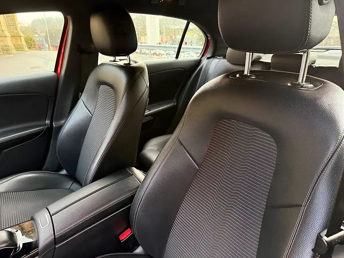 Used 2019 Mercedes-Benz a Class Sport Red - Interior and Exterior details 12