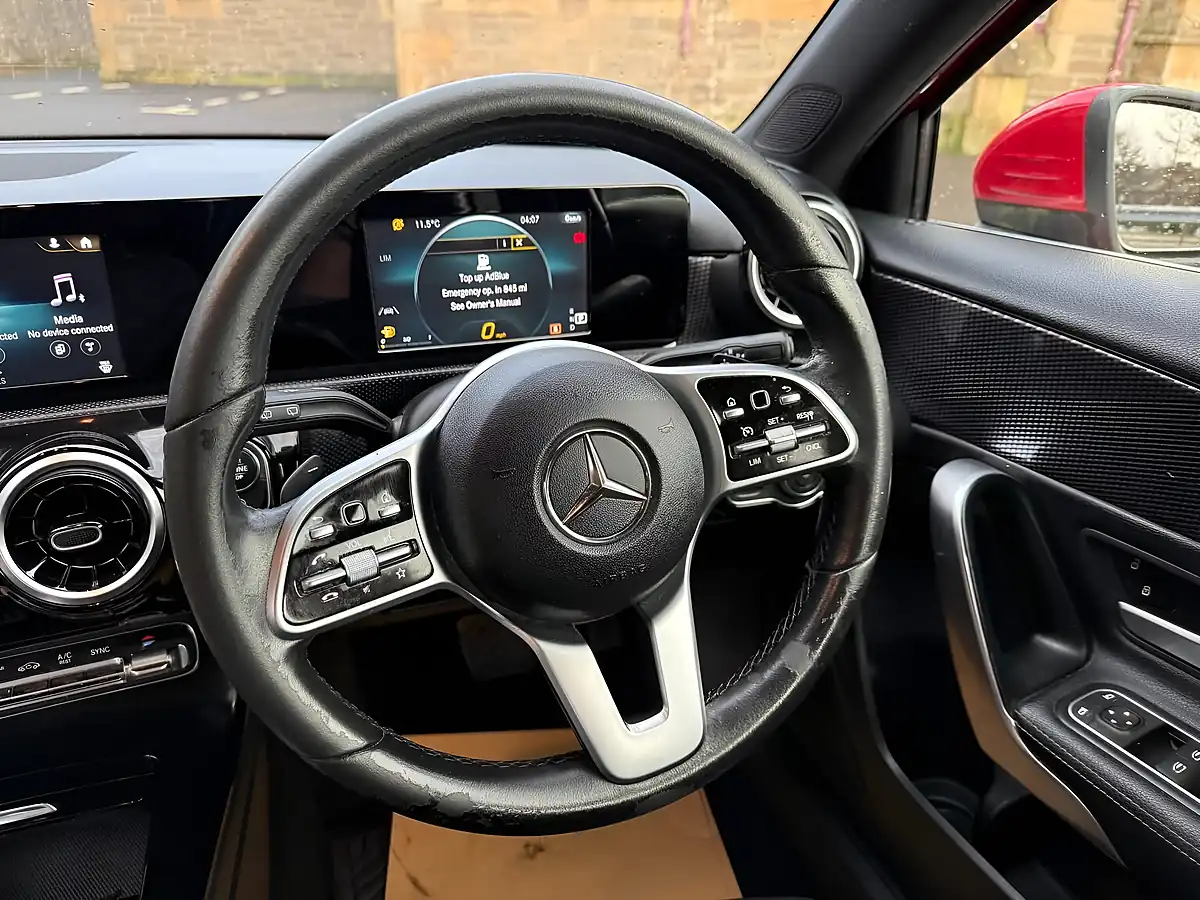 Used 2019 Mercedes-Benz a Class Sport Red - Interior and Exterior details 16