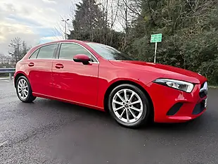 Used 2019 Mercedes-Benz a Class Sport Red - Interior and Exterior details 2