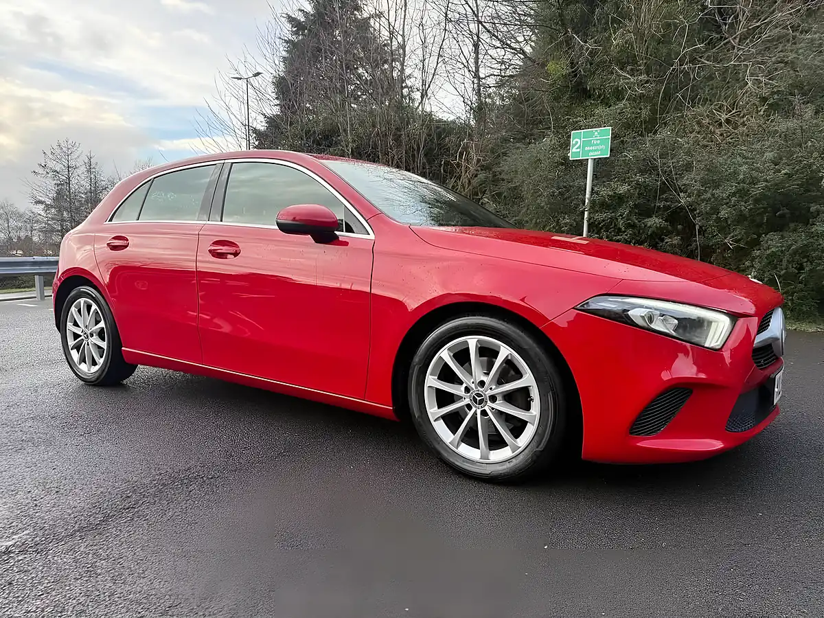 Used 2019 Mercedes-Benz a Class Sport Red - Interior and Exterior details 2
