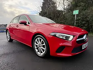 Used 2019 Mercedes-Benz a Class Sport Red - Interior and Exterior details 3