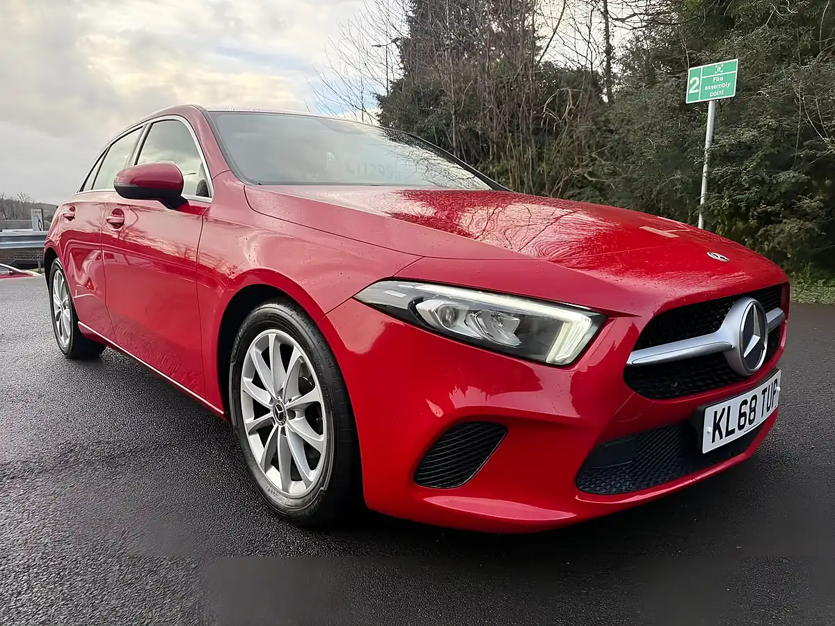 Used 2019 Mercedes-Benz a Class Sport Red - Interior and Exterior details 4