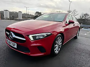 Used 2019 Mercedes-Benz a Class Sport Red - Interior and Exterior details 5
