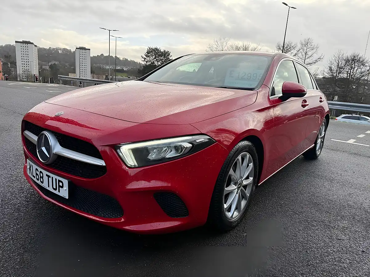 Used 2019 Mercedes-Benz a Class Sport Red - Interior and Exterior details 5