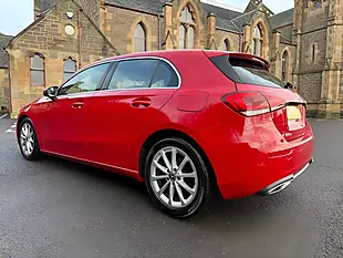 Used 2019 Mercedes-Benz a Class Sport Red - Interior and Exterior details 7