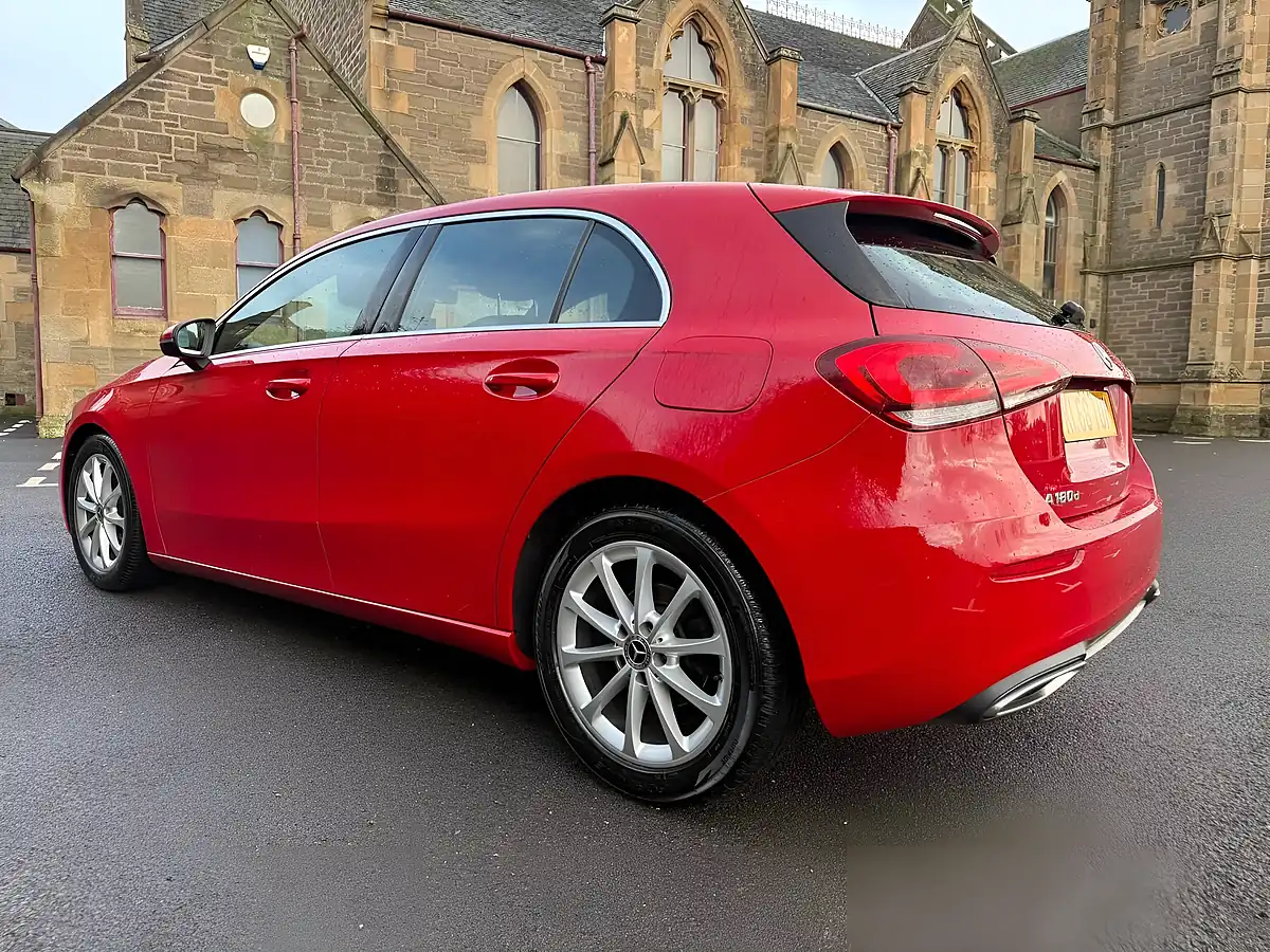 Used 2019 Mercedes-Benz a Class Sport Red - Interior and Exterior details 7