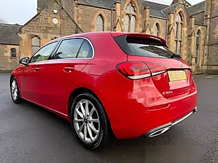 Used 2019 Mercedes-Benz a Class Sport Red - Interior and Exterior details 8