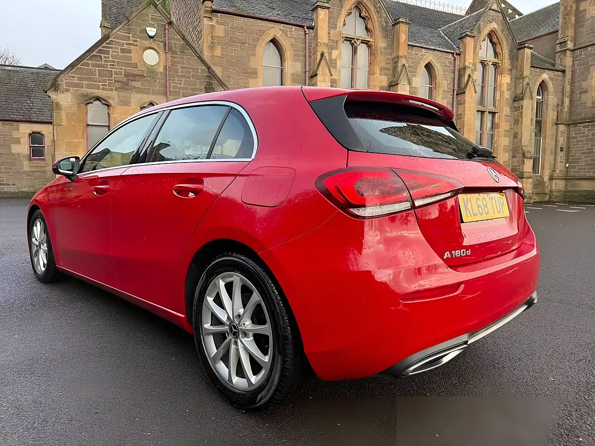 Used 2019 Mercedes-Benz a Class Sport Red - Interior and Exterior details 8