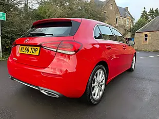 Used 2019 Mercedes-Benz a Class Sport Red - Interior and Exterior details 9