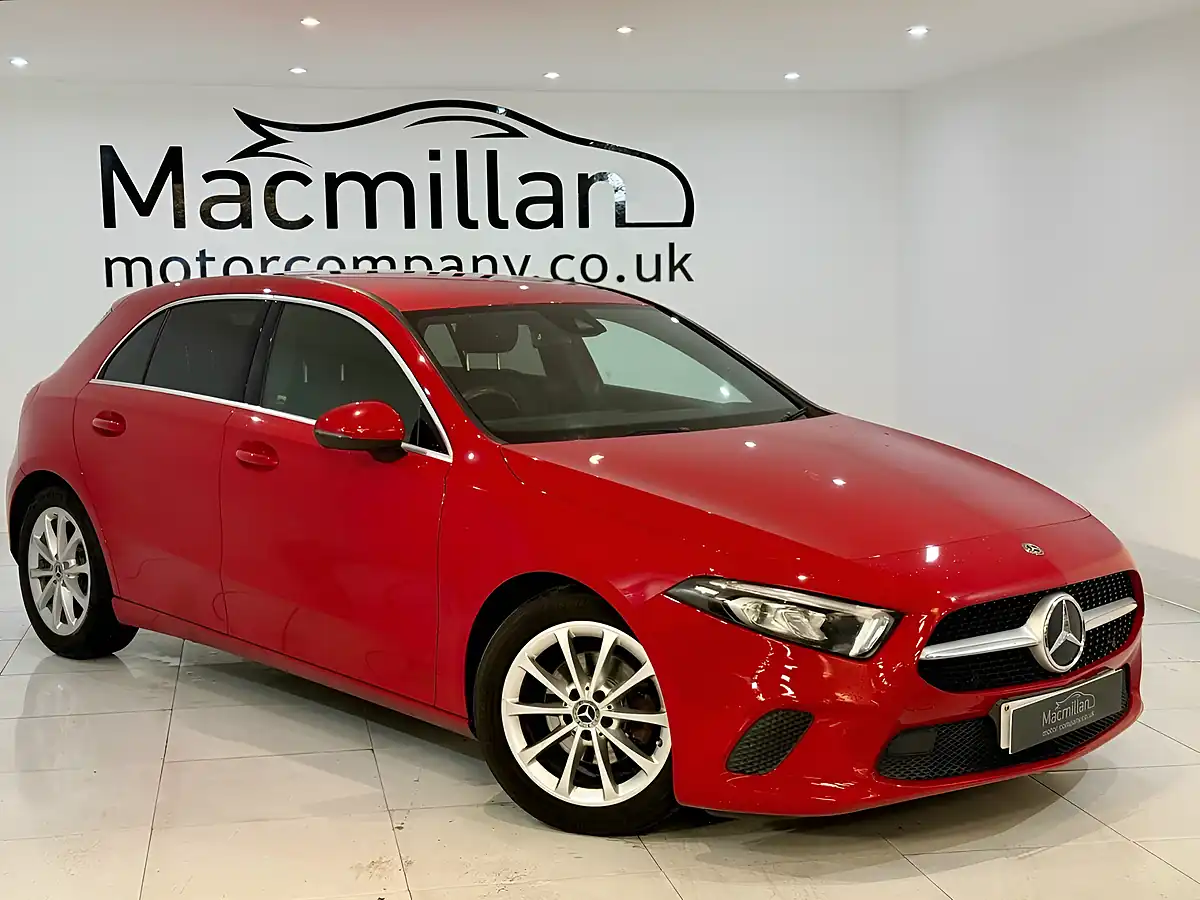 Used 2019 Mercedes-Benz a Class Sport Red - Interior and Exterior details 2