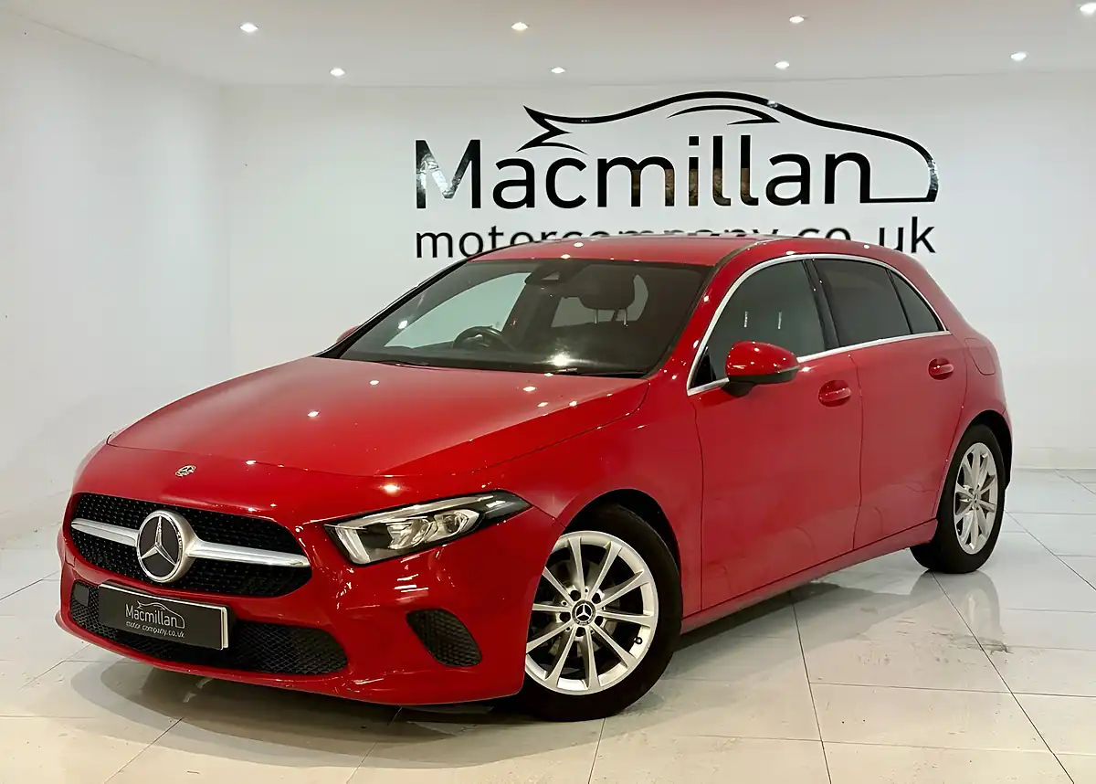 Used 2019 Mercedes-Benz a Class Sport Red - Interior and Exterior details 4