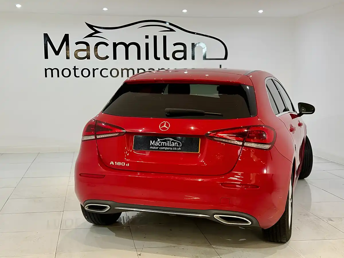Used 2019 Mercedes-Benz a Class Sport Red - Interior and Exterior details 9