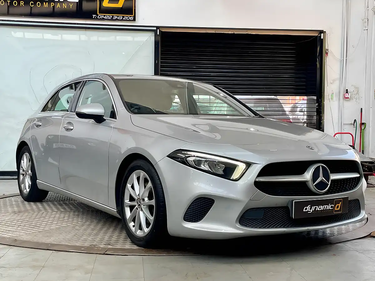 Used 2019 Mercedes-Benz a Class Sport Silver - Interior and Exterior details 2