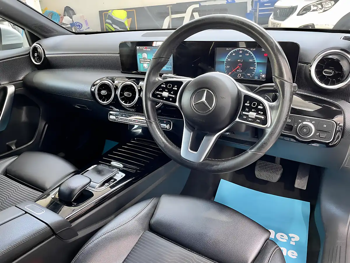 Used 2019 Mercedes-Benz a Class Sport Silver - Interior and Exterior details 6
