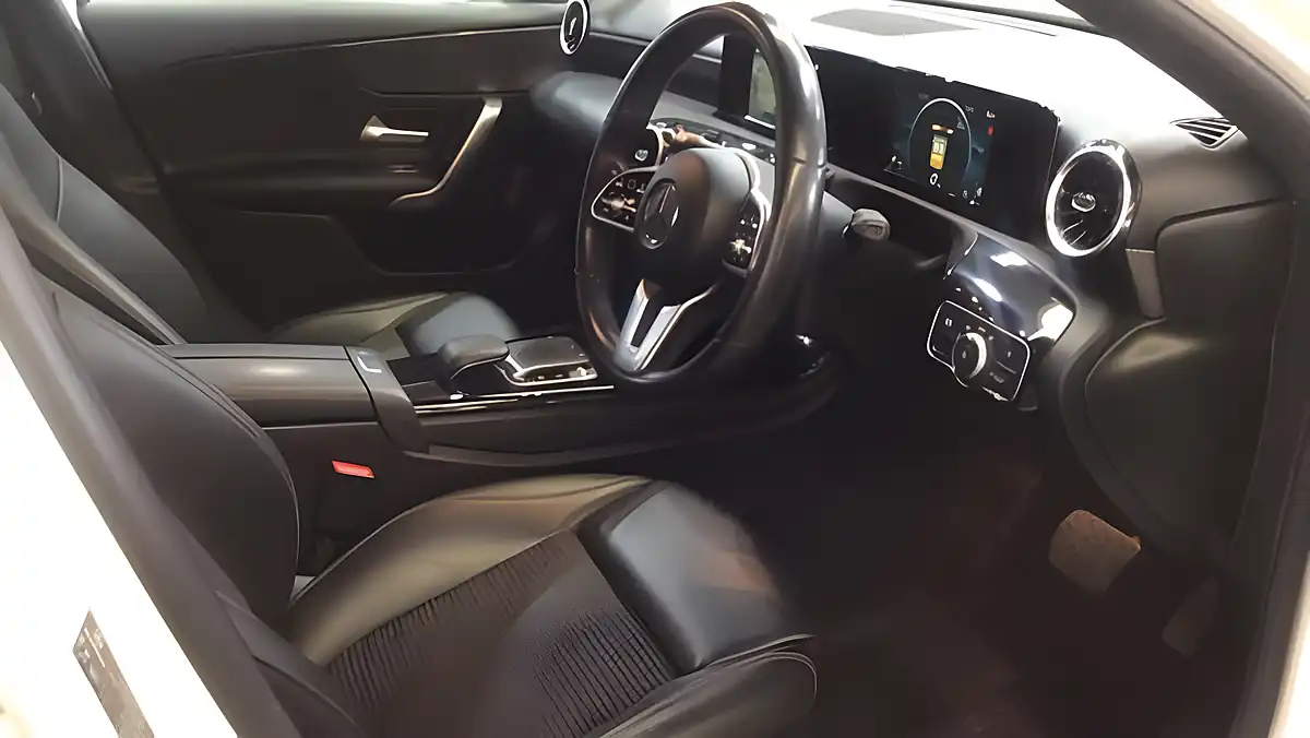 Used 2019 Mercedes-Benz a Class Sport White - Interior and Exterior details 10