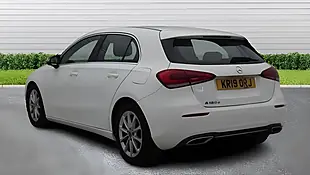 Used 2019 Mercedes-Benz a Class Sport White - Interior and Exterior details 4