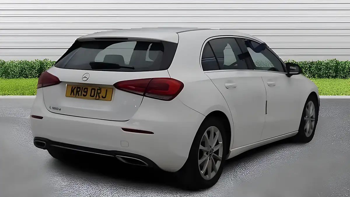 Used 2019 Mercedes-Benz a Class Sport White - Interior and Exterior details 6