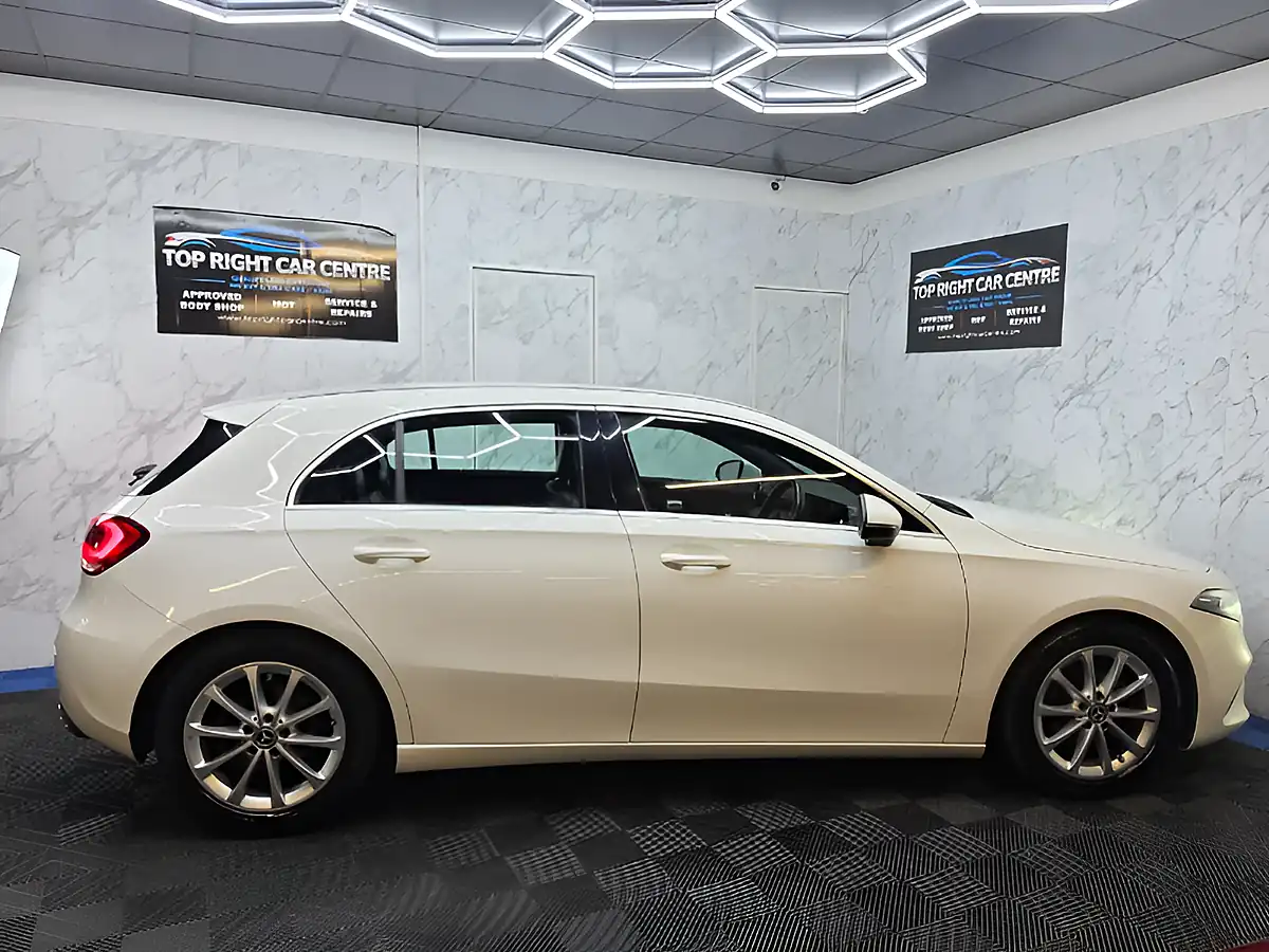 Used 2019 Mercedes-Benz a Class Sport White - Interior and Exterior details 10