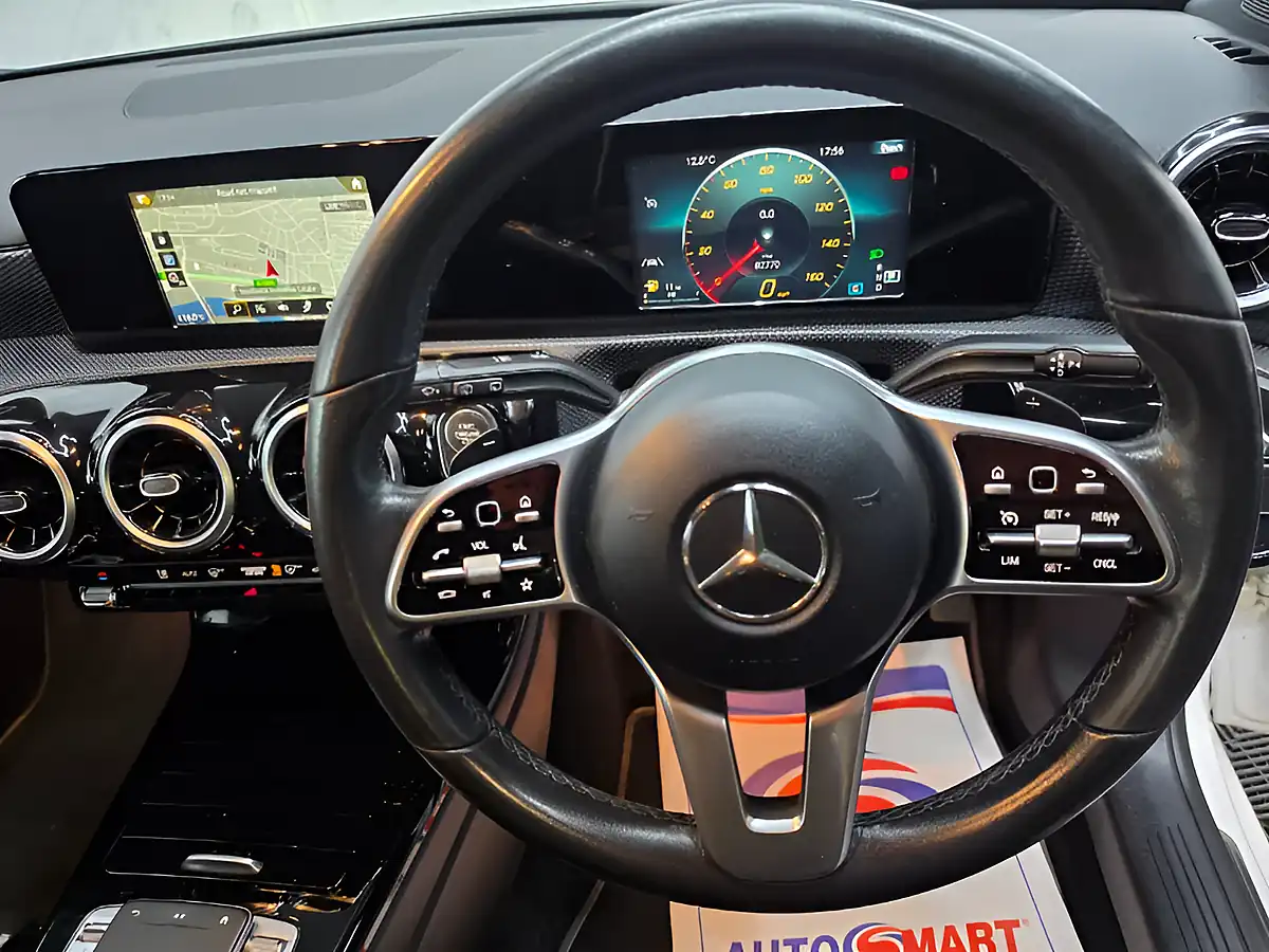 Used 2019 Mercedes-Benz a Class Sport White - Interior and Exterior details 11