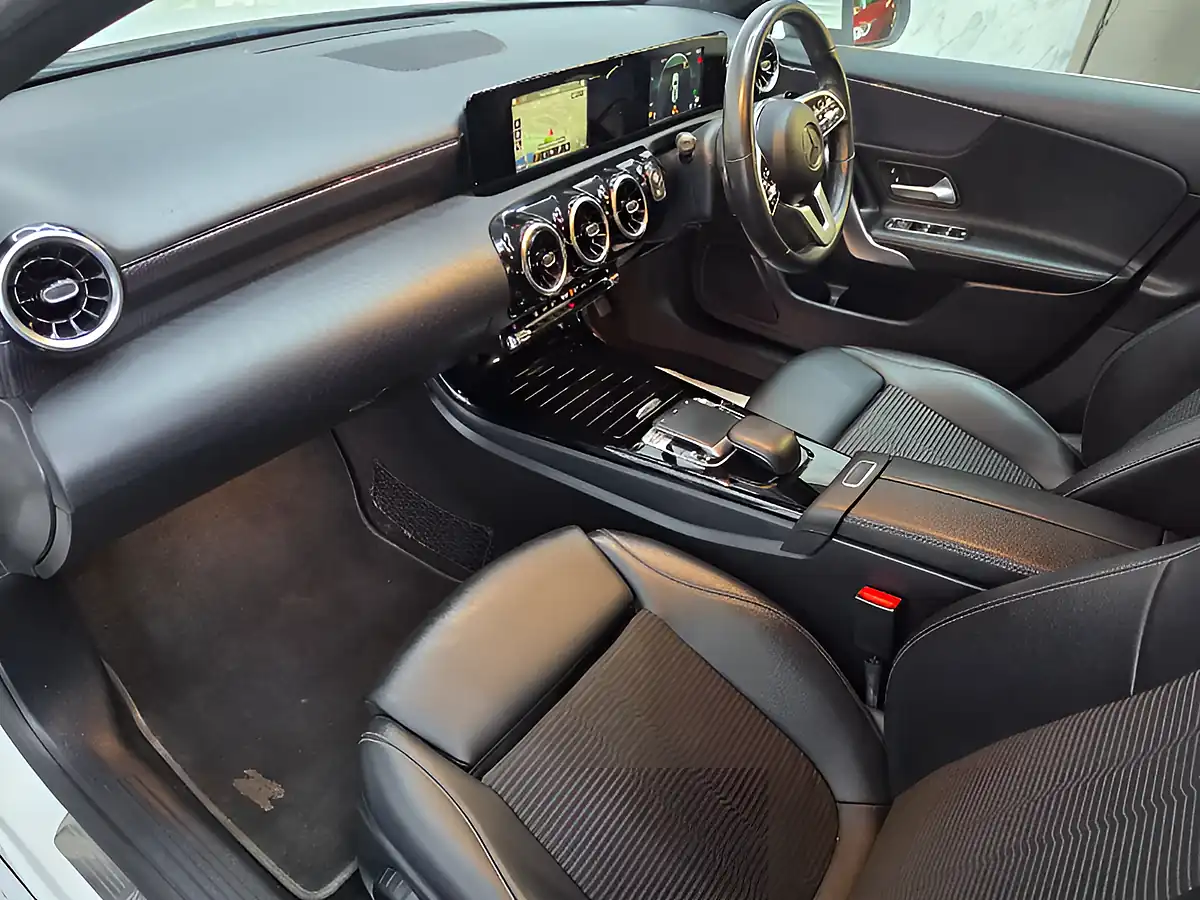 Used 2019 Mercedes-Benz a Class Sport White - Interior and Exterior details 15
