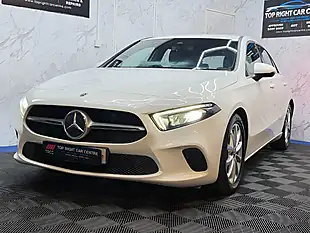 Used 2019 Mercedes-Benz a Class Sport White - Interior and Exterior details 4