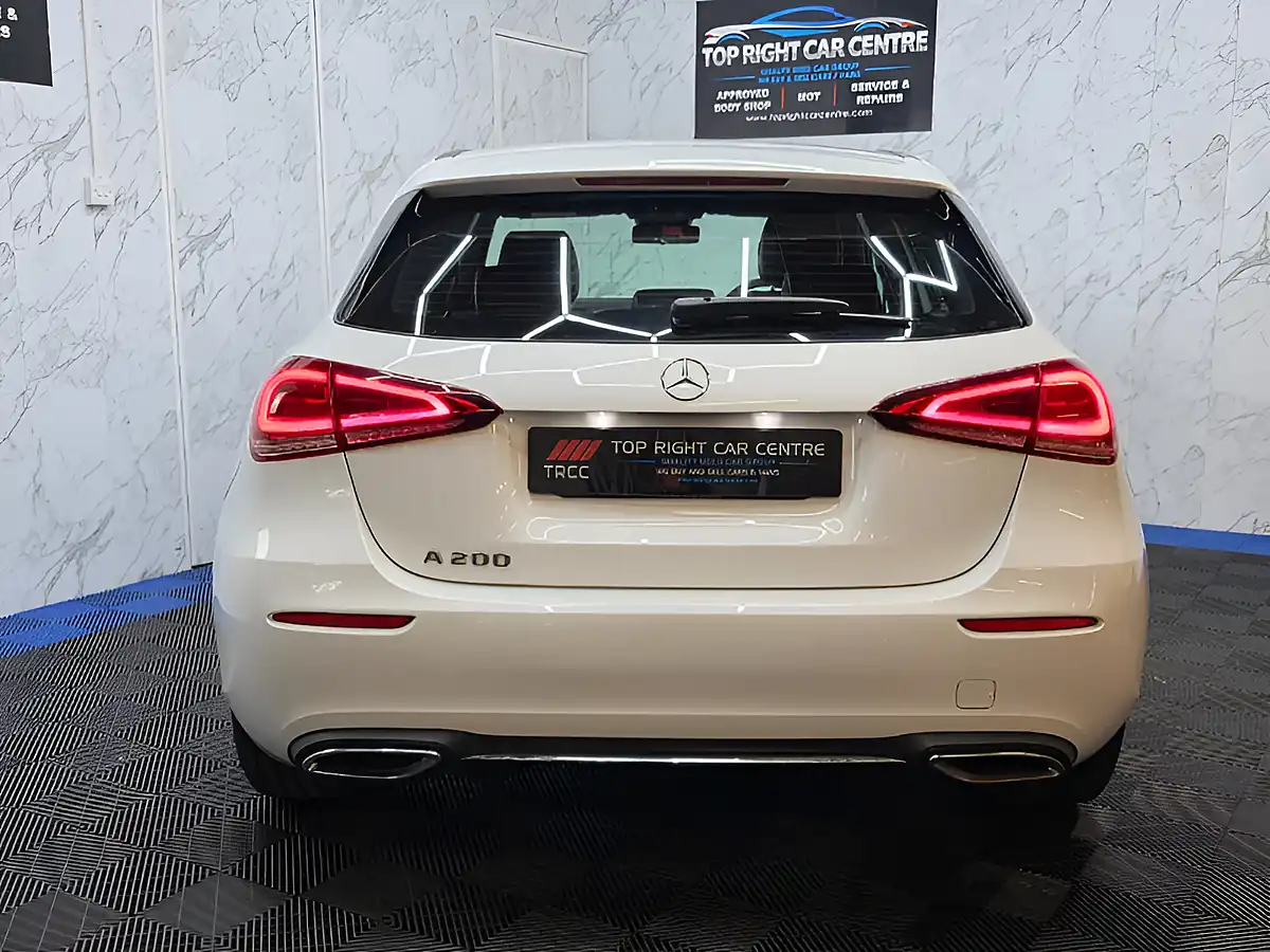 Used 2019 Mercedes-Benz a Class Sport White - Interior and Exterior details 6