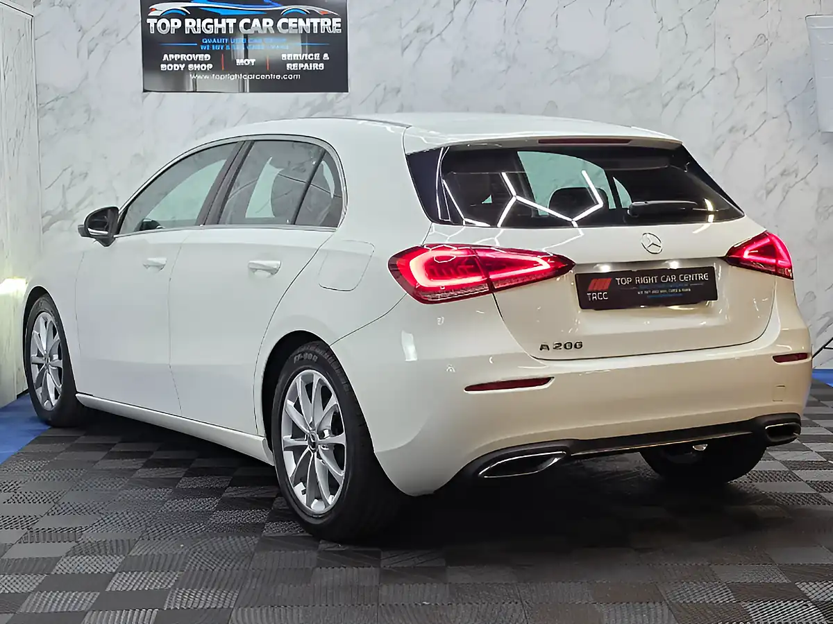 Used 2019 Mercedes-Benz a Class Sport White - Interior and Exterior details 7