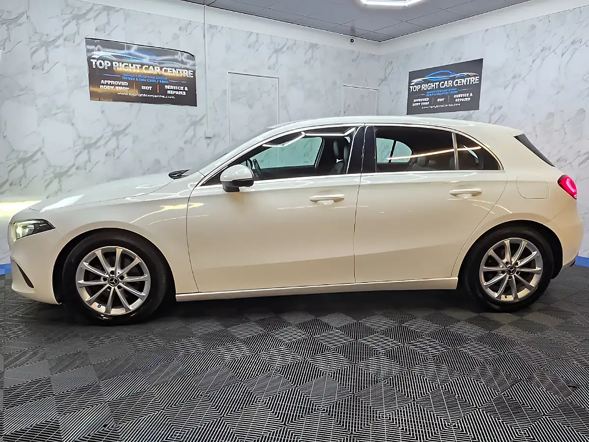 Used 2019 Mercedes-Benz a Class Sport White - Interior and Exterior details 8