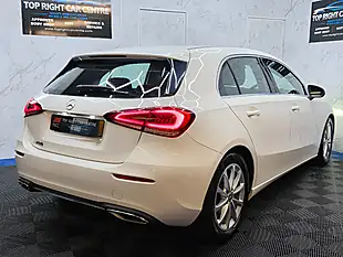 Used 2019 Mercedes-Benz a Class Sport White - Interior and Exterior details 9