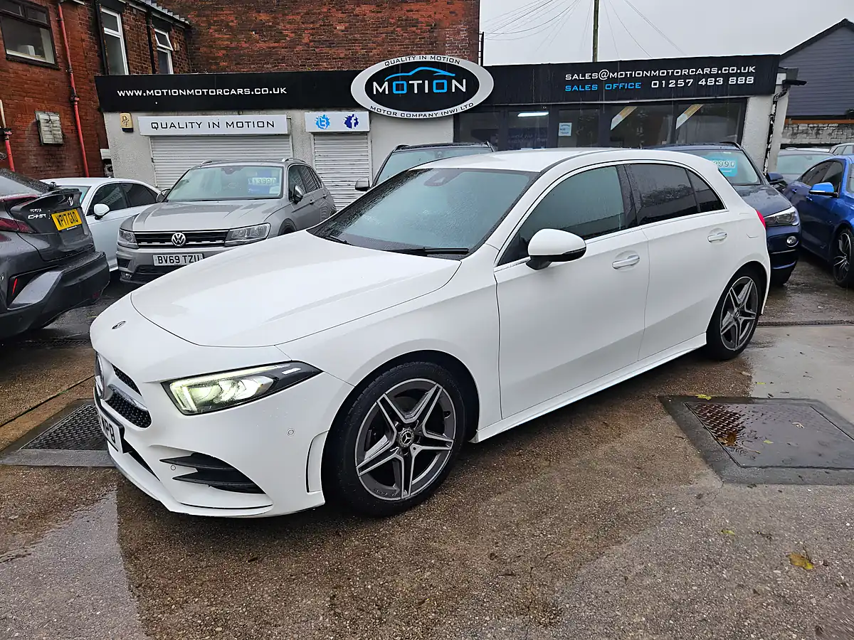 Used 2019 Mercedes-Benz A180 AMG Line Premium White - Interior and Exterior details 9