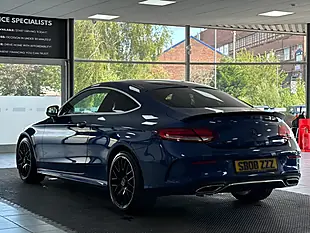 Used 2019 Mercedes-Benz C Class AMG Line Blue - Interior and Exterior details 10